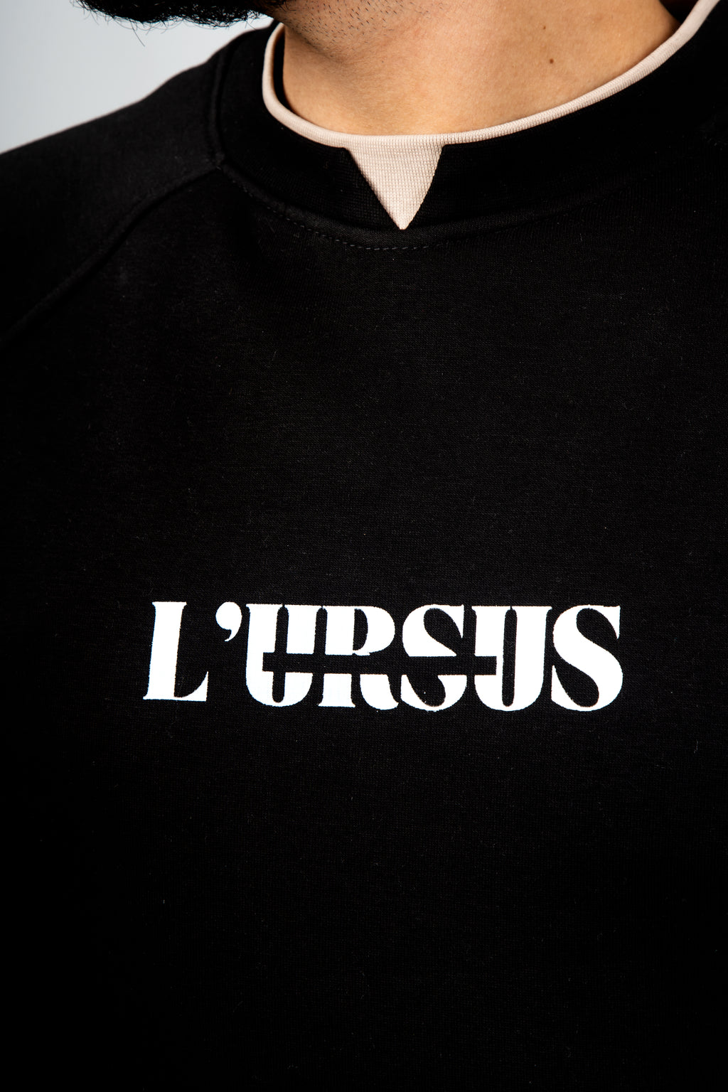Sweat LURSUS – Beige / Noir