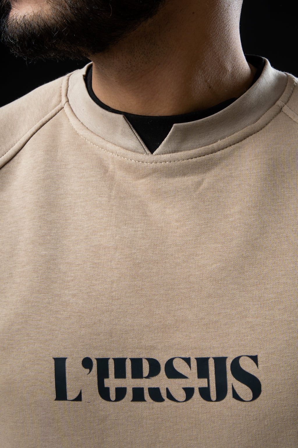 Sweat LURSUS – Beige / Noir